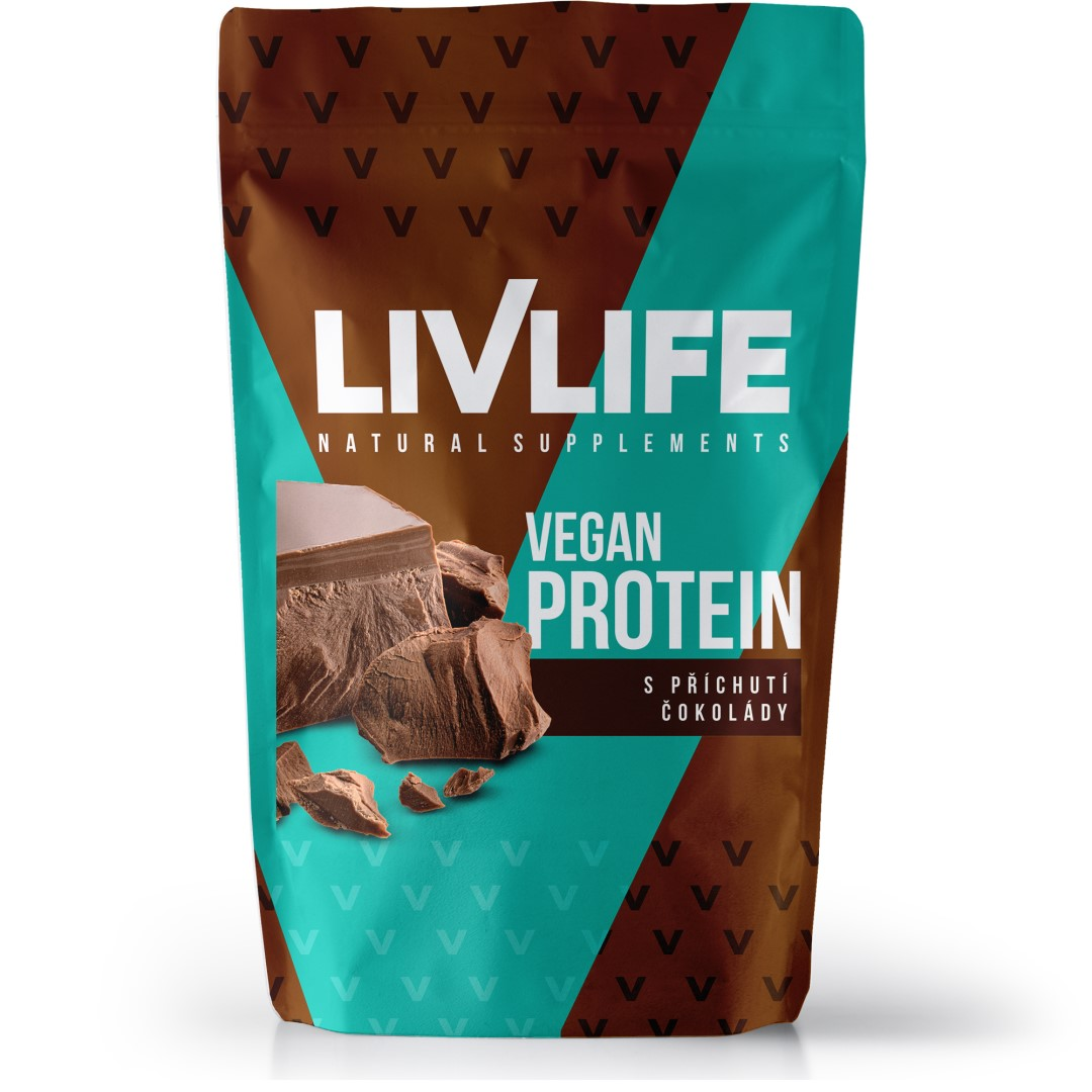 LIVLIFE Vegan protein s příchutí čokolády