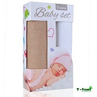 Baby set - 2x bambusová osuška