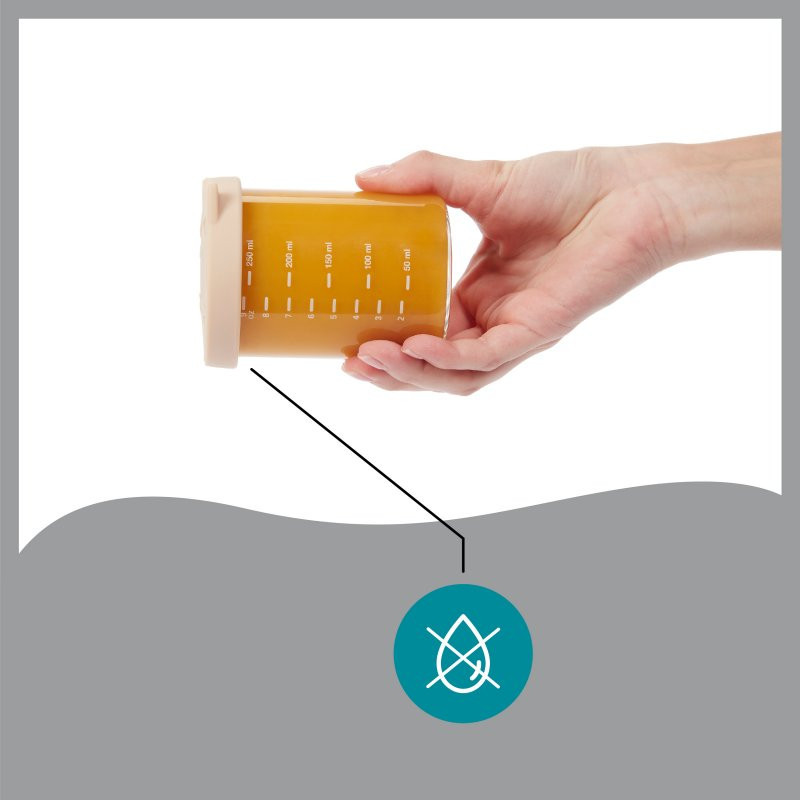 BABYMOOV Skleněné misky s víčky ISY BOWLS 6x 250ml