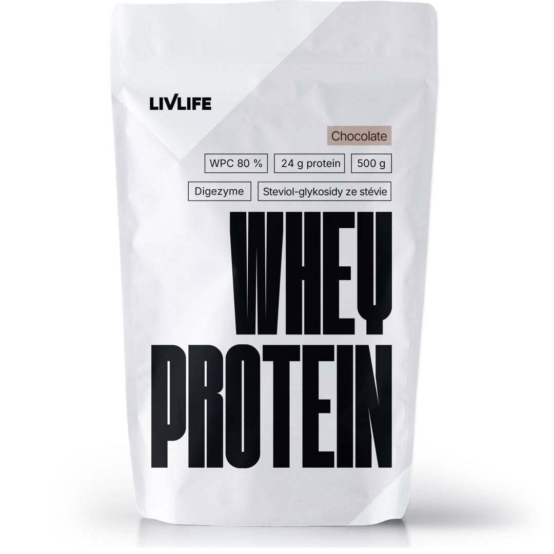 LIVLIFE WHEY protein čokoláda - Čokoláda 500 g