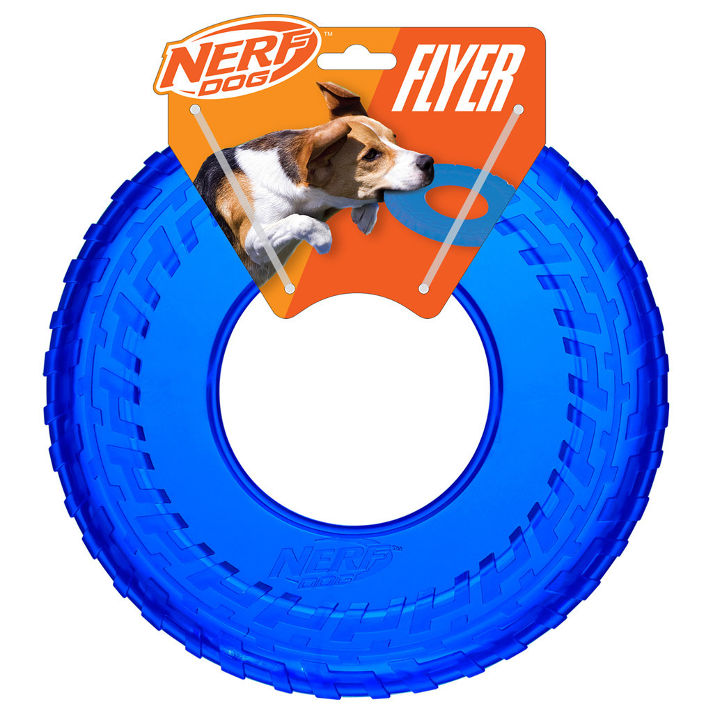 NERF DOG Létající talíř z průhledné gumy 25 cm
