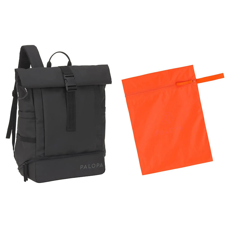 PALOPA Rolltop Backpack Yoska - black