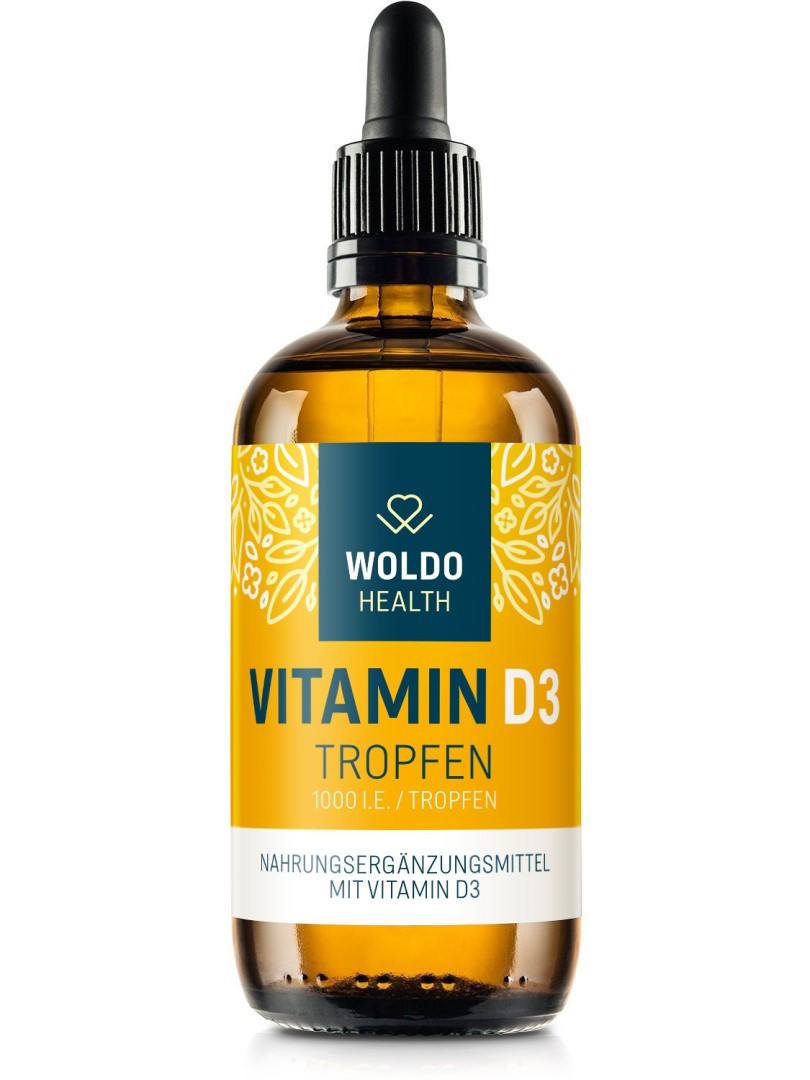 WOLDOHEALTH Vitamín D3 1000 IU