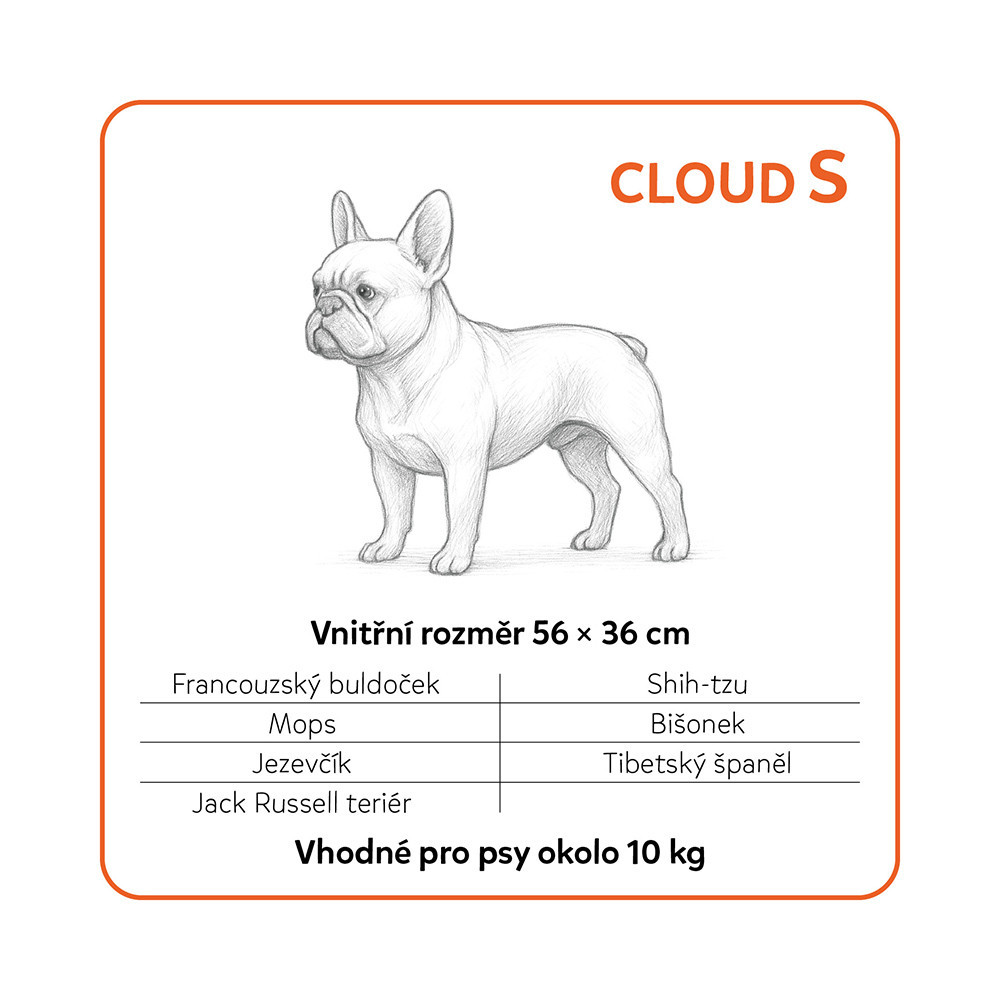 EXPLORER DOG Pelech ortopedický Cloud S 80x60