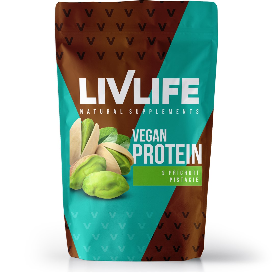 LIVLIFE Vegan protein s příchutí pistácie