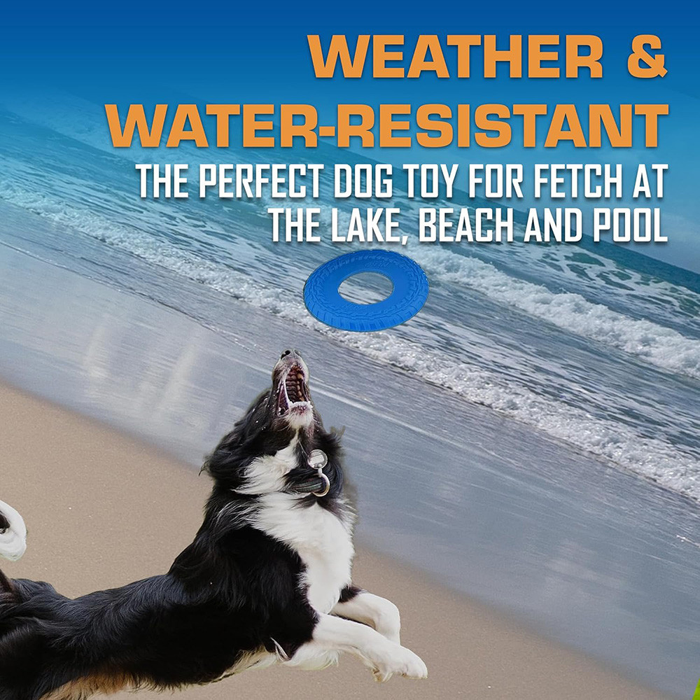 NERF DOG Létající talíř z průhledné gumy 25 cm