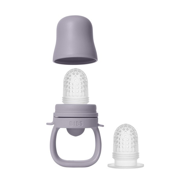 BIBS silikonový dudlík na krmení - Fossil Grey