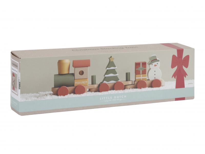 Little Dutch Vláček dřevěný vánoční