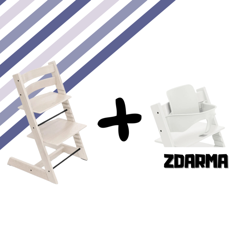 STOKKE Židlička Trip Trapp + baby set zdarma