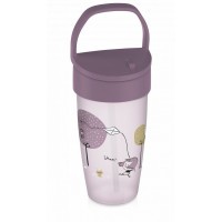 LOVI Hrneček se slámkou LOVELY 350ml holka