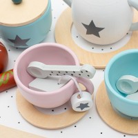 BABY MIX Dětský dřevěný čajový set Montessori