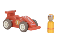 LITTLE DUTCH Závodní autíčka na setrvačník dřevěná