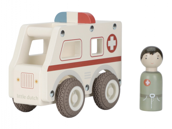 LITTLE DUTCH Sanitka dřevěná - Sanitka dřevěná