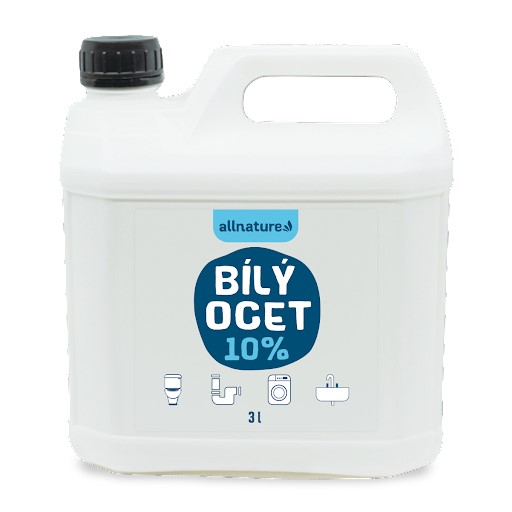 ALLNATURE Bílý ocet 10% 3 l - 3 l