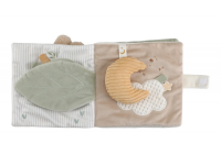 LITTLE DUTCH Textilní knížka s aktivitami Newborn Naturals