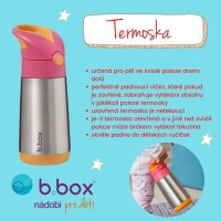 b.box Termoska na pití s brčkem 500 ml