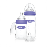 LANSINOH Startovací set lahví 1x 160ml + 1x 240ml s NaturalWave TM savičkou (S+M+L)