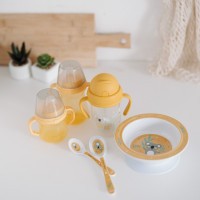 CANPOL BABIES Melaminová miska s přísavkou EXOTIC ANIMALS 270ml