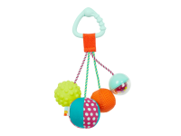 B-TOYS Závěsné chrastítko s míčky Sounds So Squeezy