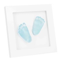 DOOKY Crystal Memories DeLuxe 3D Frame Handprint & Footprint