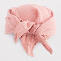 NEW BABY Dětský letní mušelínový šátek s kšiltem