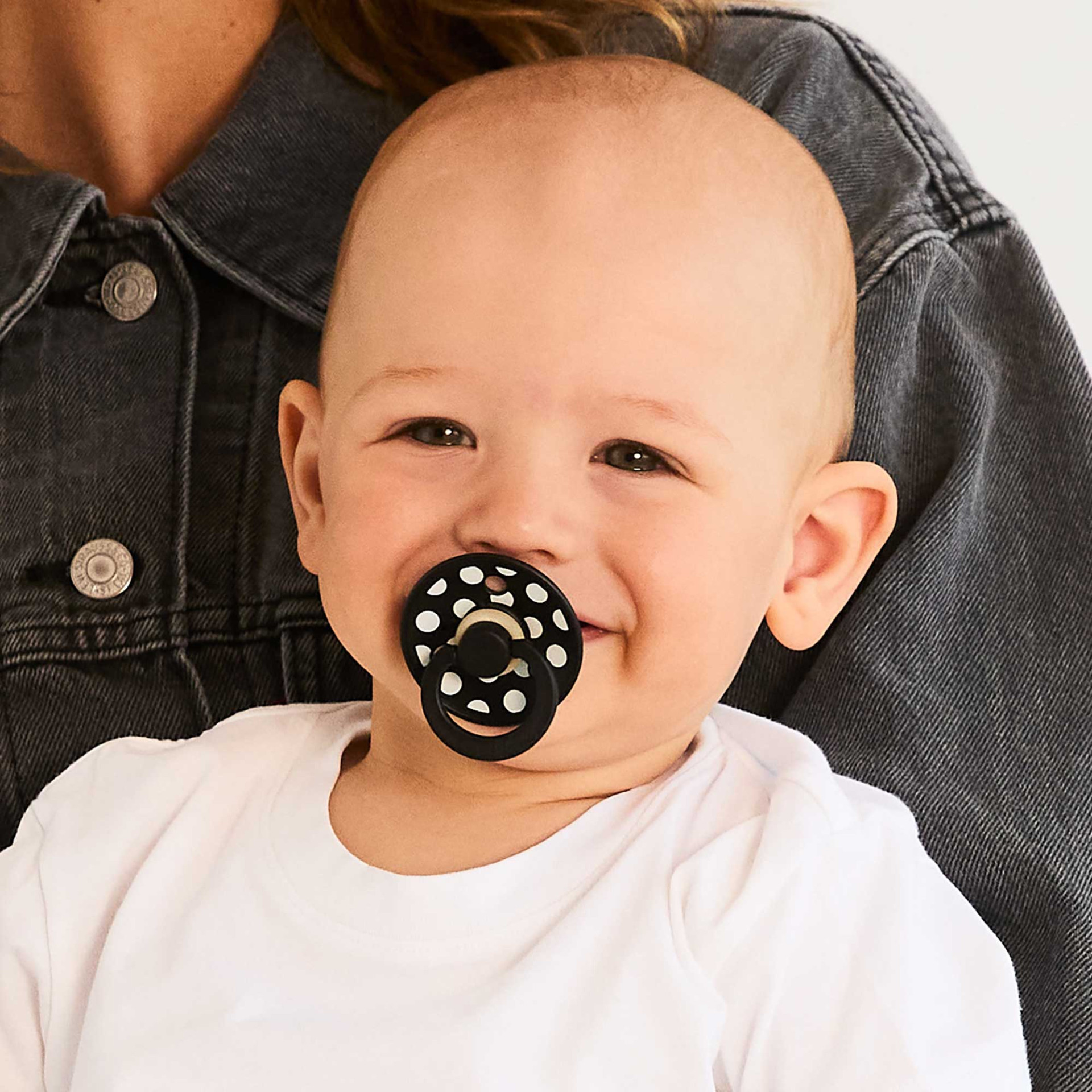 BIBS STUDIO Colour Polka anatomické dudlíky z přírodního kaučuku 2ks - vel. 2