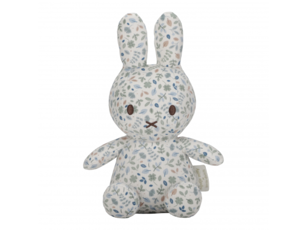 LITTLE DUTCH Králíček Miffy textilní 20 cm - Lucky Leaves 20 cm