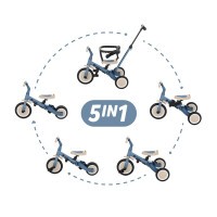 PETITE&MARS Tříkolka multifunkční 5v1 Turbo