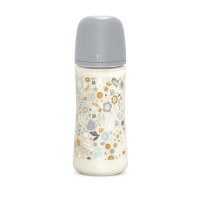 SUAVINEX | Kojenecká láhev WONDERLAND 360ml FYZIOL PRŮTOK L - LIBERTY MODRÁ