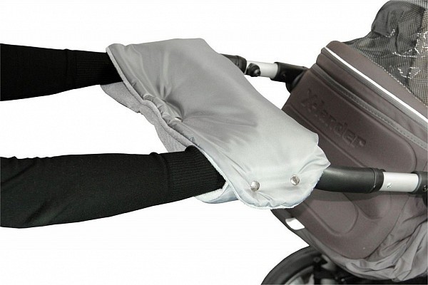 Rukávník ke kočárku - Rukávník ke kočárku šedý