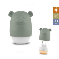 ZAZU Medvídek BENNY - noční světlo se senzorem soumraku
