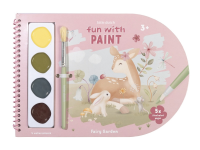 LITTLE DUTCH Omalovánky s vodovkami Fairy Garden / Forest Friends