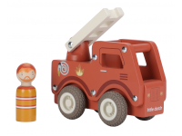 LITTLE DUTCH Hasičské auto dřevěné