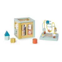 SARO BABY Dřevěná kostka Activity 12m+