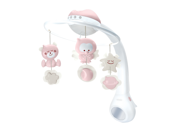 INFANTINO Hudební kolotoč s projekcí 3v1 - Dusty Pink
