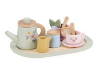 LUTTLE DUTCH Čajový set dřevěný s květinovým potiskem