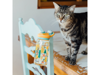 QUOKKA Plastová láhev s pítkem Glow Kids Cars 580 ml