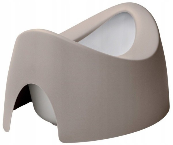 TEGA Dětský oboustranný ergonomický nočník s výlevkou Teggi - kamenný šedý/bílý