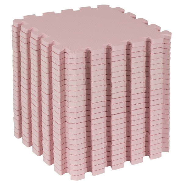 RIALTO BABY Hrací podložka puzzle 180x120cm - Light Pink 180x120cm