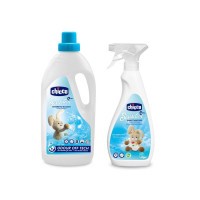 CHICCO Prostředek prací dětský Sensitive 1,5 l + Odstraňovač skvrn Sensitive 500 ml