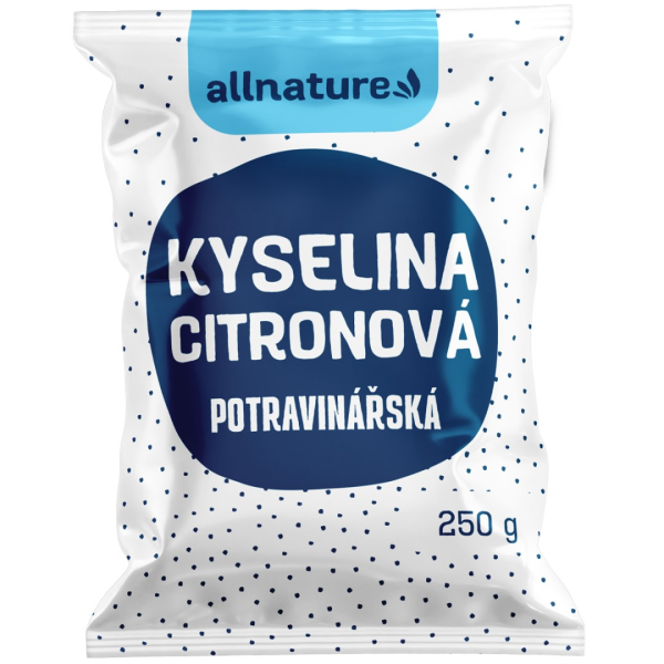 ALLNATURE Kyselina citronová 250 g - 250 g