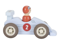 LITTLE DUTCH Závodní autíčka na setrvačník dřevěná