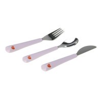 LÄSSIG Dětský příbor Cutlery with Silicone Handle 3pcs