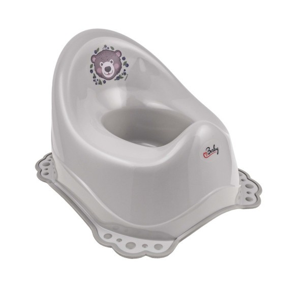 MALTEX Nočník protiskluzový The Nature Buddies - Medvěd- Grey