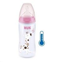 NUK Kojenecká láhev FC+Temperature Control 300 ml BOX-Flow Control savička