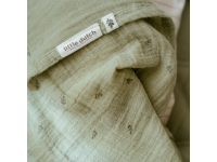 LITTLE DUTCH Plena zavinovací 120x120 cm s potiskem Pure