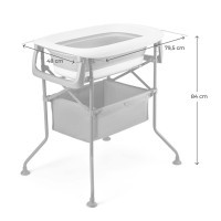 KINDERKRAFT Stolek přebalovací s vaničkou Bubbly