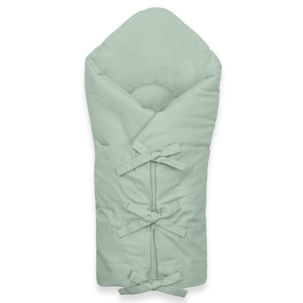 NEW BABY Klasická šněrovací zavinovačka - sea green