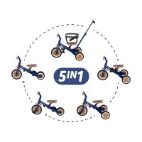 PETITE&MARS Tříkolka multifunkční 5v1 Turbo