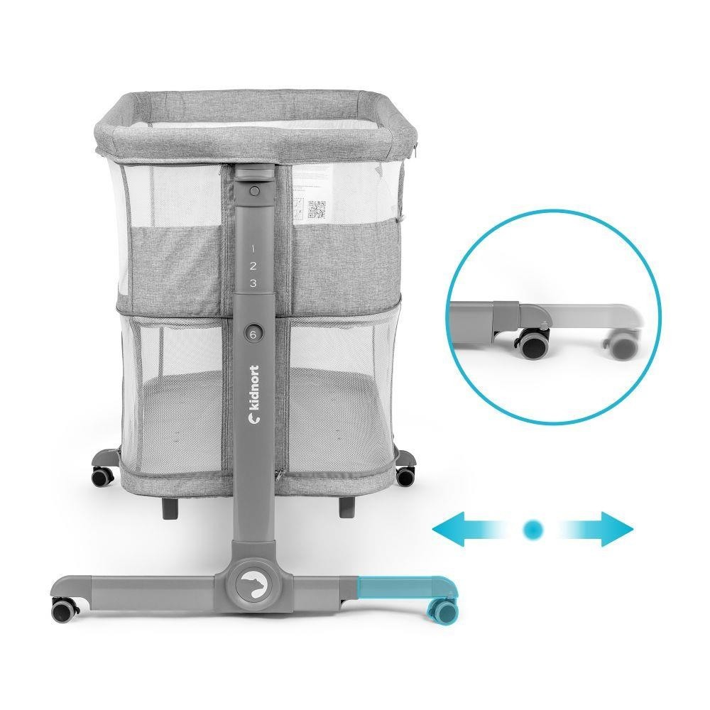 KIDNORT Postýlka Snäckskal